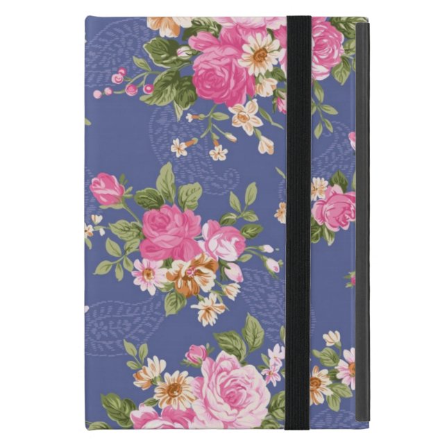 Coque iPad Mini Belle conception florale (Devant fermé)
