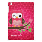 Hibou mignon de roses indien Girly