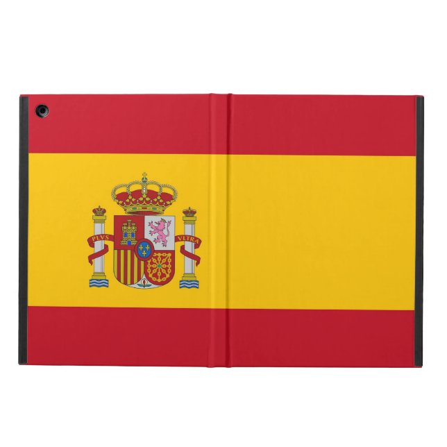 Coque ipad patriotique avec drapeau d'Espagne (Extérieur)