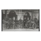 Soldats français, voiture, motocyclette