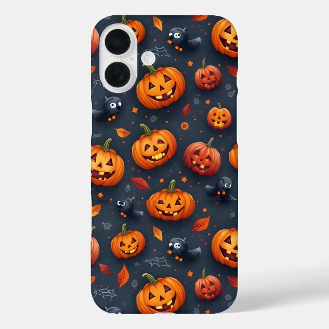Coque iPhone16 à thème Halloween (Verso)