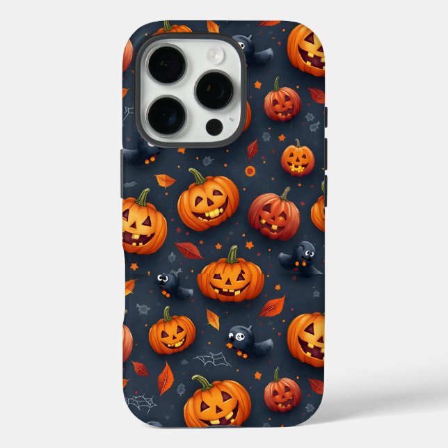 Coque iPhone16 Pro à thème Halloween (Verso)