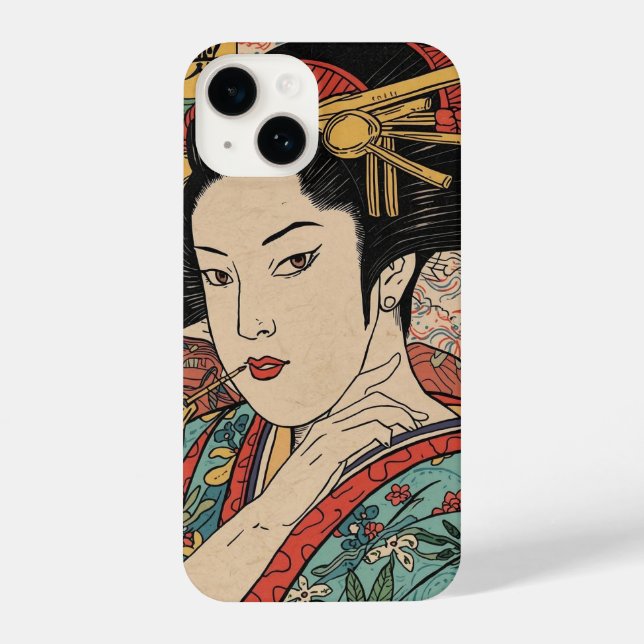 COQUE iPhone 美人画・アバンギャルド江戸絵巻 (Verso)