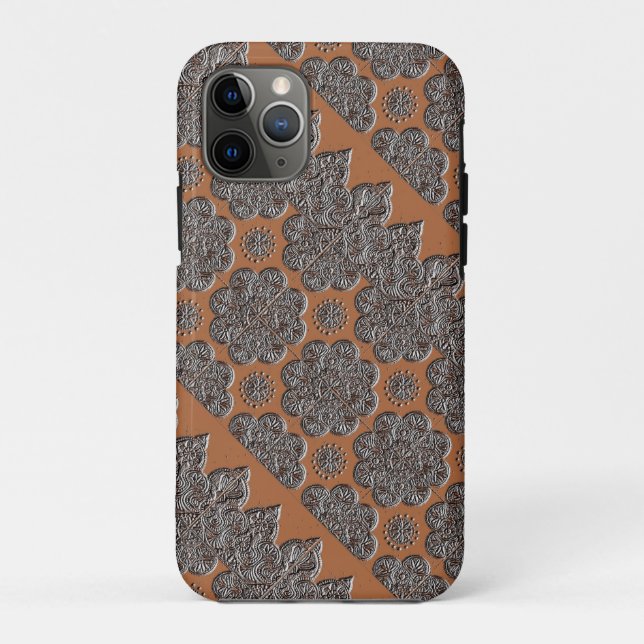 coque iPhone 11Pro avec brocade intégrée (Dos)