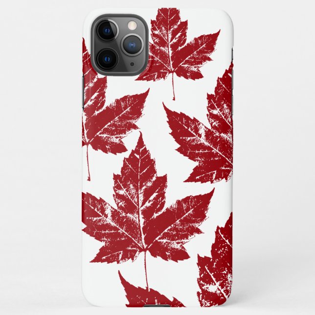 Coque iPhone 11Pro Max Cool Canada Coque iphone Canada Souvenir Feuille d (Dos)