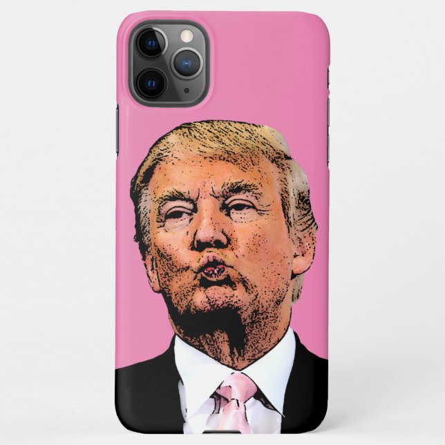 COQUE iPhone 11Pro MAX COQUE IPHONE TRUMP KISS (Dos)