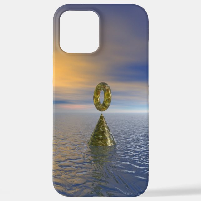 Coque iPhone 12 Pro Max Coque iphone Cone Torus (Verso)