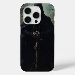 coque iPhone 15 Pro avec Artwork en métal mort