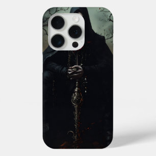 coque iPhone 15 Pro avec Artwork en métal mort