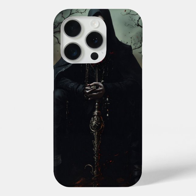 coque iPhone 15 Pro avec Artwork en métal mort (Verso)