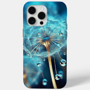 Coque iPhone 15 Pro Max iPhone 15Pro Max coque couleur bleu étamine de fle