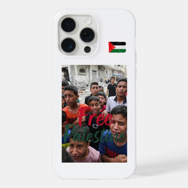 Coque Iphone 15 Pro Max Libérez la Palestine  (Verso)