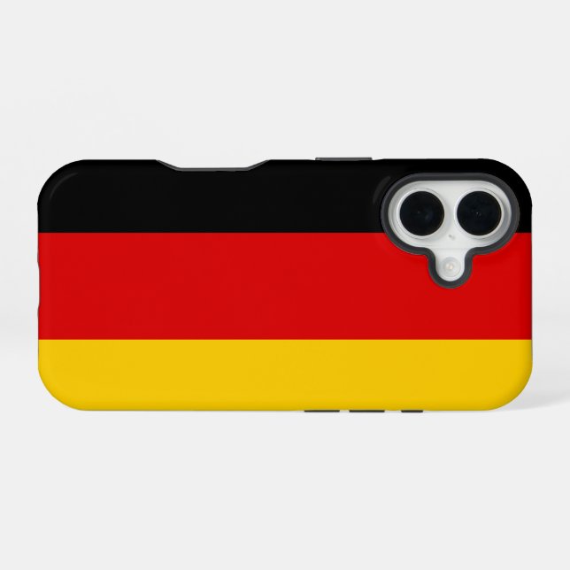 Coque iPhone 16 Allemagne (Verso Horizontal)