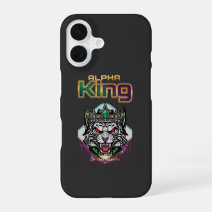 Coque iPhone 16 Alpha king motivationnel