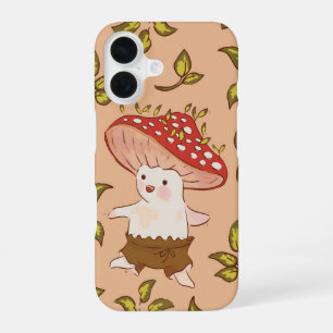 Coque iPhone 16 Amie des champignons de la forêt Fée mignonne du c
