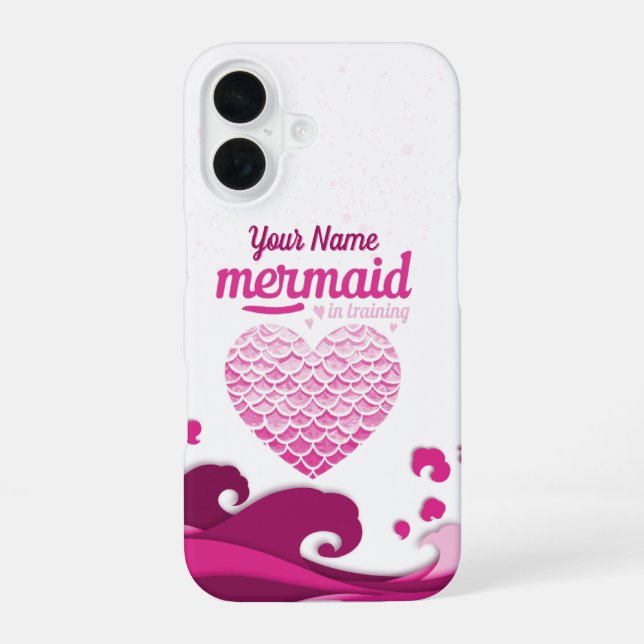 Coque iPhone 16 Amour Océanique (Verso)