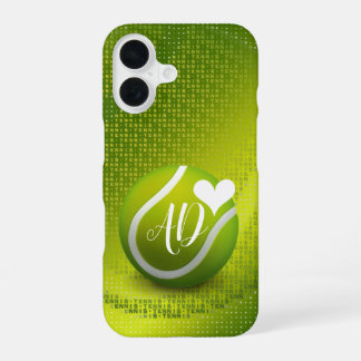 Coque iPhone 16 Amour Tennis tant | Cadeaux pour filles