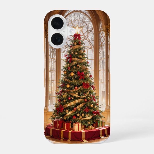 Coque iPhone 16 Arbre de Noël de la Grande Cathédrale (Verso)