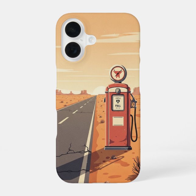 Coque iPhone 16 Arrêt de pompe unique (Verso)
