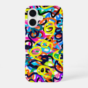 Coque iPhone 16 Art pop en gras