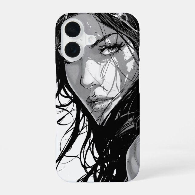 Coque iPhone 16 Beauté comique (Verso)