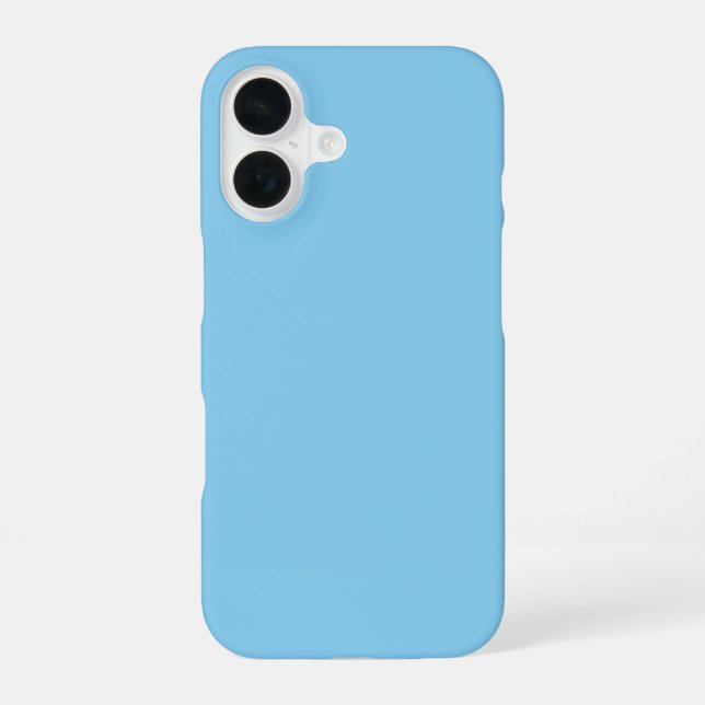 Coque iPhone 16 Bleu Bébé (Verso)