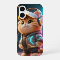 Boîtier de téléphone pour chat Cyber Kawaii