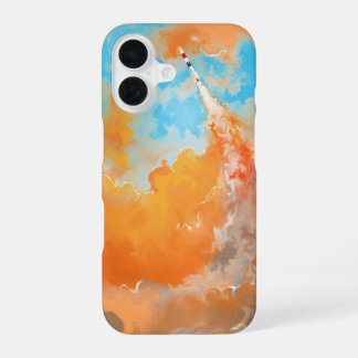 Coque iPhone 16 Boîtier iphone pour lancement de fusée dynamique 