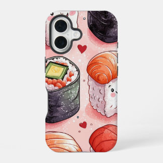 Coque iPhone 16 Boîtier téléphonique Anime Sushi