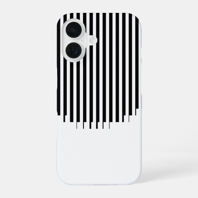 Coque iPhone 16 Boîtier téléphonique ASCII Art (Verso)