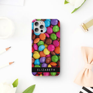 Coque iPhone 16 Bonbons Colorés, Boutons De Bonbons, Sucres, Votre