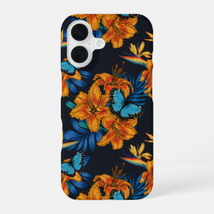 Coque iPhone 16 Bouquet tropical