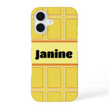 Brillante Orange Blanc Vertical Rectangles