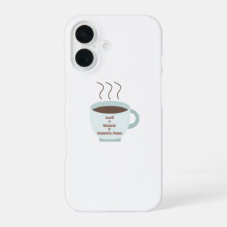 Coque iPhone 16 Café + Chisme = Energía Pura 🌶 patrimoine hispani