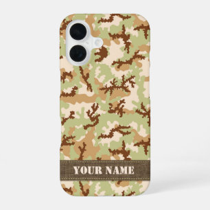 Coque iPhone 16 Camouflage du désert