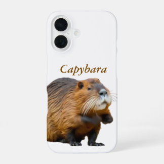 Coque iPhone 16 Capybara cute case phone