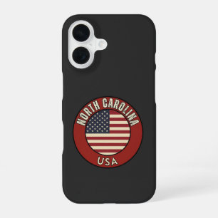 Coque iPhone 16 Caroline du Nord États-Unis d'Amérique