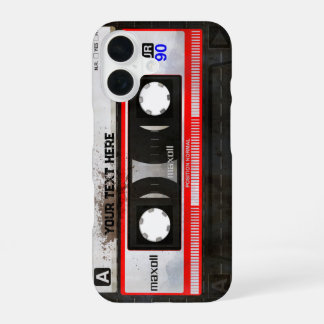 Coque iPhone 16 Cassette audio compacte rétro | DJ Best Gifts