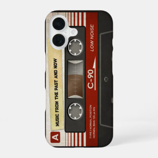 Coque iPhone 16 Cassette audio compacte rétro | DJ Best Gifts
