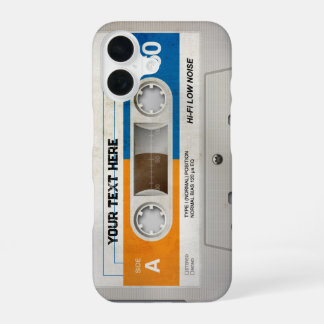 Coque iPhone 16 Cassette audio compacte rétro | DJ Best Gifts