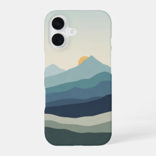 Coque iPhone 16 Chaîne de montagnes vintage