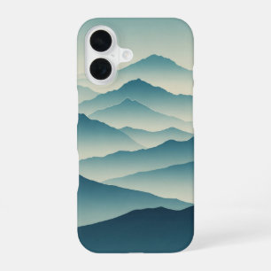 Coque iPhone 16 Chaînes de montagnes vintage