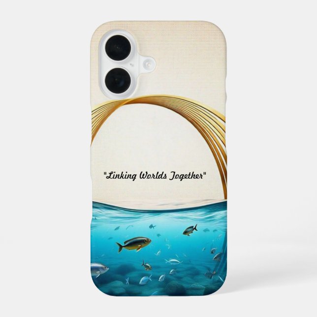 Coque iPhone 16 "Chemin de la tranquillité" (Verso)