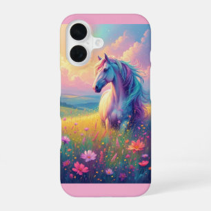Coque iPhone 16 Cheval Fantastique