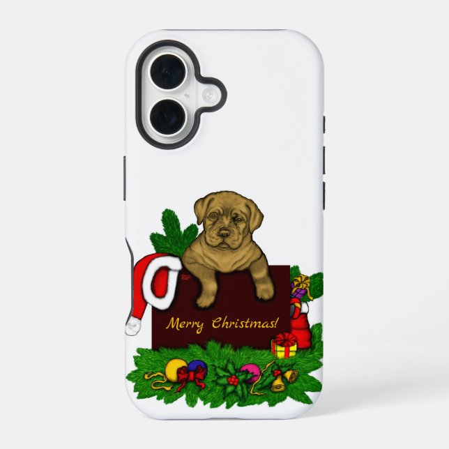 Coque iPhone 16 Chiffre XMas (Verso)
