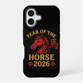Coque iPhone 16 "Chinese Zodiac Year of the Horse 2026