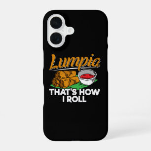 Coque iPhone 16 Citation de nourriture philippine Lumpia