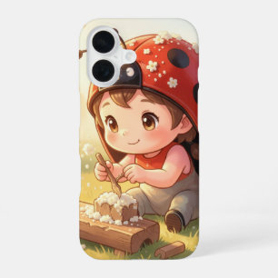 Coque iPhone 16 Coccinelle et le royaume de nectar caché