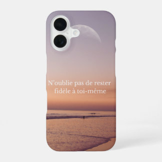 Coque iPhone 16 Coque de téléphone avec design du plage