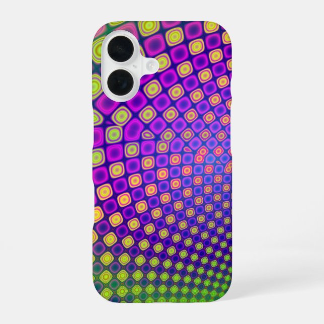 Coque iPhone 16 Coque iphone motif abstrait tendance (Verso)
